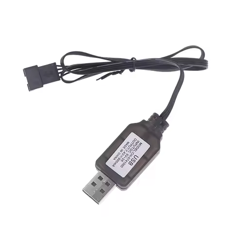 For DE36W DE65 HM202 EC08 EC16 RC Car M416 Electric Gel Ball Blaster Battery Charger 7.4V SM-4P Plug