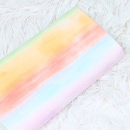 Rainbow Stripe Cotton Fabric for Sewing, Quilting & Crafting