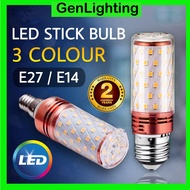 LED Stick Corn Bulb Mentol Light Bulb With 3 Colour 3 Warna 8W+8W (E14 / E27) Genlighting