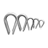 ♝304 stainless steel chicken heart ring wire rope fixing sleeve triangular ring quark chicken heart