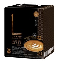 [LOOKAS 9] Signature Double Shot Latte 50 Sticks / Milk Americano Instant Coffee / Korea#39s Best 1 Gift