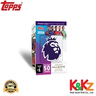 การ์ดฟุตบอล Topps Premier League 2026 - Super Tin #1  /  กล่องเหล็กซูเปอร์ทิน สีฟ้า-ม่วง