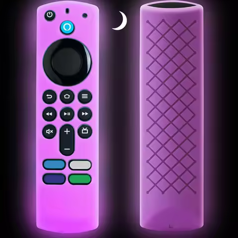 Silicone Protective Cover for Fire Stick 4K MAX 3rd Gen Remote Glow-in-the-Dark Anti-Drop Dustproof 