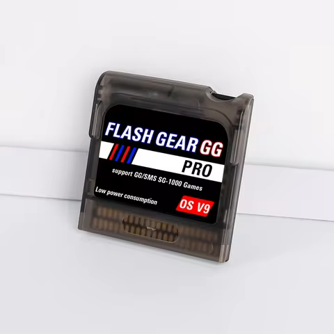 Flash Gear Game Cartridge FlashMaster Cart with 8GB TF Card Preloaded With 1000+ Games For Sega Game