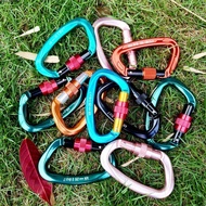 ZHAOX55FD Professional Safety Carabiner, 59*99mm 25KN D Shape Key Hooks, High Quality 7Colors Mounta