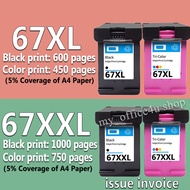 HP 67 ink HP 67XL black HP67XL refillable ink cartridge Compatible for HP 2700 2722 2722 2723 2752 2