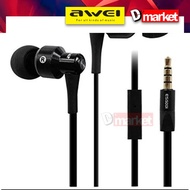 Awei ES-500i Wired Earphone Mini Stereo Surround Sound 1.2M Length Wired Headphone Awei Earphone Awe