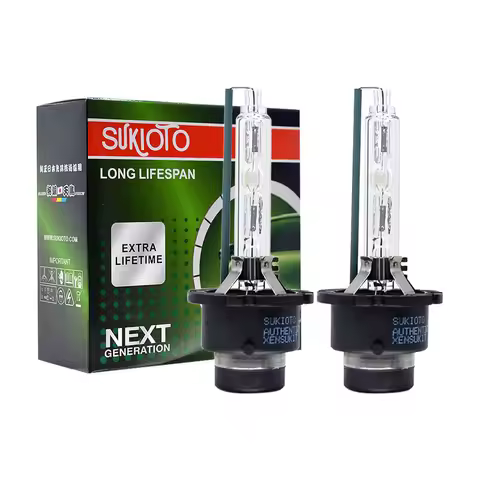 2PCS SUKIOTO Super Bright 12V 35W D2S HID Bulb DESIGN HID Xenon Headlight D2S D2R D4S D4R Xenon Lamp