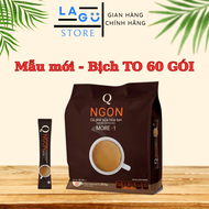 Cà phê sữa Ngon Trần Quang bịch lớn 1.2Kg (60 gói dài * 20g) Cà Phê Hòa Tan 3 in 1