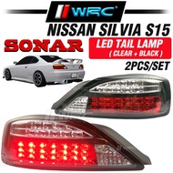 Sonar Nissan Silvia S15 Led Tail Lamp ( Clear + Black )