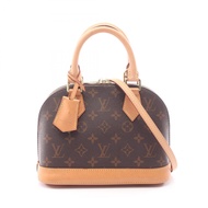 【二手】LOUIS VUITTONAlma BB Monogram 兩用手提包 M53152 PVC塗層帆布皮革 Alma BB 女士二手 B