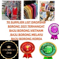 70 supplier list dropship borong 2021 baju vietnam melayu korea