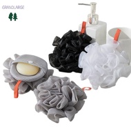[GrandLarge] 1 Piece Of Soft Loofah Sponge Bath Ball For Soap 2-in-1 Soap Dispenser And Body Scrub B