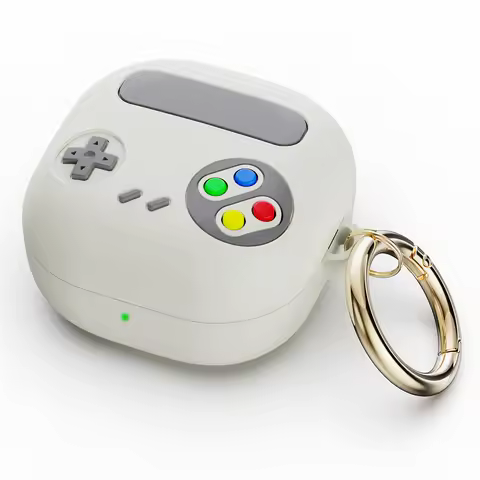 New For Samsung Buds FE Buzz 2 Pro Live Case Soft Silicone Cover 3D cartoon games console/Lucky Cat 