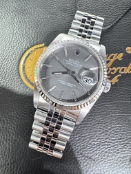 🌈🌈新返貨啦🌈🌈Vintage Rolex DateJust 16234🩶原裝灰面 淨錶 原裝勞力士62510H厚五珠鋼帶🩶VU2965（廣華街店）