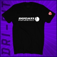 NEW DUCATI PERFORMANCE LOGO SS SHORT SLEEVE ROUND NECK 160GSM DRI-FIT JERSEY MICROFIBER UNISEX