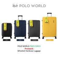 POLO WORLD PWES-50423 Prestwick Wheeled Hardcase Luggage กระเป๋าเดินทาง ล้อลาก ขนาด 20 " , 24" , 28"  ขายดีมาก ** มีรับประกัน 1 ปี **