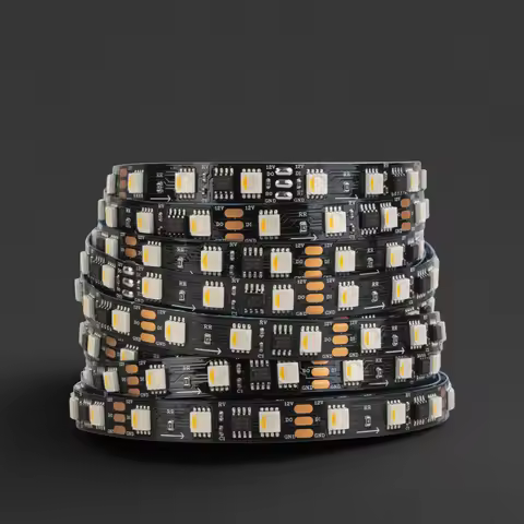 12V 24V WS2814 Led Strip Light 4 in 1 Similar SK6812 RGBW Group Addressable WS2811 RGBWW RGBCW 5050 