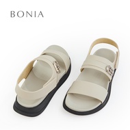 Bonia Light Grey Neu-B Pin Strapped Sandals | Kasut Sandal