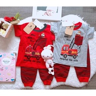 Cuddles/ kikilala/ Garfield Baby Clothing Set Pyjamas Set Tidur Baju Bayi