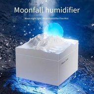 Air Humidifier Diffuser Night Light Moon Fall USB 300ml – Aesthetic Air Humidifier with Colorful Lig