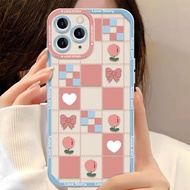 Good case 🔥ส่งจากไทยใน24ชม.🔥เคสโทรศัพท์ TPU แบบนิ่ม สําหรับ iPhone 14/14PROMAX iPhone 11 8plus 7plus 6 6s Plus 7 8 XR X XS Max 12 ProMax 13 ProMax 15 ProMax Caseไม้ช่องมองกรณีใสกันกระแทกกรณีโทรศPink Purple Oil painting flowers