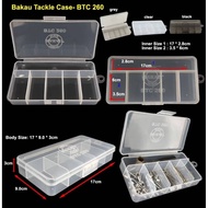 KOTAK SIMPANAN BARANGAN PANCING JENAMA BAKAU BTC 260 FISHING TACKLE BOX SERIES WITH HIGH QUALITY 202