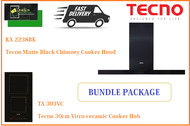 TECNO HOOD AND HOB BUNDLE PACKAGE FOR ( KA 2238BK &amp; TA 303VC ) / FREE EXPRESS DELIVERY