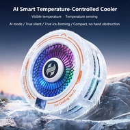 Phone Cooler H7 AI Intelligent Temperature Control with 3 Levels of Adjustment for Cooling Live Stre