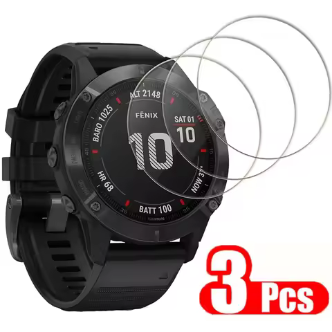 3PCS 9H Premium Tempered Glass For Garmin Fenix 7 7X 7S 6S 6 6X Pro 5S 5 Plus Smart Watch Screen Pro