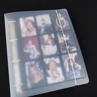 A4 KPOP PHOTOCARDS POSTCARDS TRANSLUCENT 4 RING BINDER FILE COVER