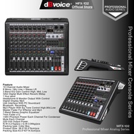 10 CHANNEL MIXER 8MONO + 2STEREO dBvoice MFX-102