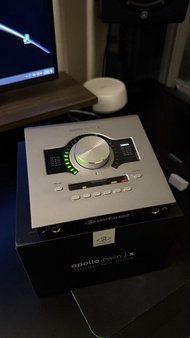 全新只開過盒，膠都未搣，未register，Universal Audio Apollo Twin X Gen 2 二代 UAD Studio+