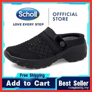 【In stock】Scholl shoes women Flat shoes woman Korean Scholl women shoes sports shoes men walking Hal