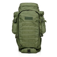 【Versatile】 Outdoor Combined Backpack 70l Large Multifunction Rucksack Men Travel Trekking Tactical
