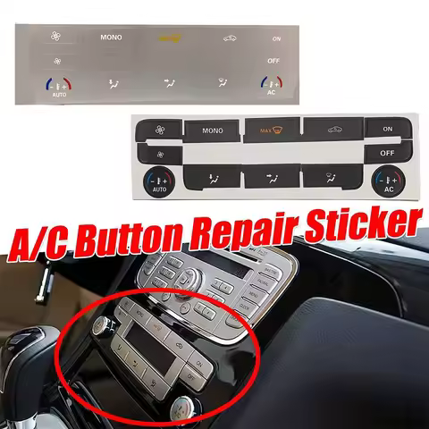 For Ford Mondeo S-Max Car Center Console Air Conditioner Climate AC Switch Button Repair Decal Stick