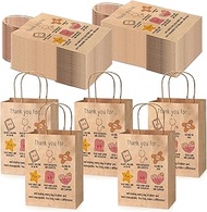 Tenceur 25 Pcs Nurse Appreciation Gifts Bags Kraft Paper Emergency Nurses Week Medical Assistant Tha