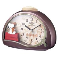 (日本代購) Peanuts Snoopy Clock 史露比座枱鬧鐘