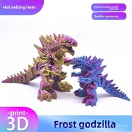 3d Printing Toys Frost Godzilla Desktop Ornaments Children's Toys Trendy Play Dragon Frost Monster F