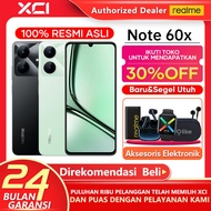 Hp Realme Note 60x 4/64GB 4/128GB RAM 4GB+4GB Extended ROM 128GB Realme Terbaru 2025 Garansi Resmi