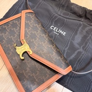 CELINE enveloppe triomphe 老花 信封包 WOC