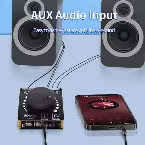 YS-AP50L Stereo AMP Amplificador 50Wx2 Power Amplifier Board Dual Channel Bluetooth-compatible 5.1 D