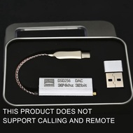 ES9318 USB Type C Headphone Adapter HiFi Decoding AMP Adapter Sound Card for Android Type C to 3.5MM