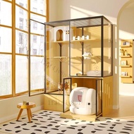 Cat Cabinet Cat Cage Cat Villa Extra Large Home Panoramic Glass Cat Villa猫别墅