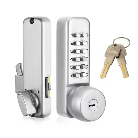IP68 Waterproof Mechanical Password Number Lock No Need Power For Outdoor Indoor Wooden Metal Slidin