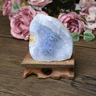 2026 New Style Natural Blue Pattern Agate Wool Ball Crystal Array Stone Crystal Rough Stone Ore Spec