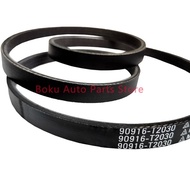 90916-T2030 4PK1240 For Toyota Land Cruiser 100 Yaris Vichy Camry  generator belt 90916T2030