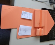 DeLUX KF10+MF10 摺疊鍵鼠套裝組(橙色)無線鍵盤滑鼠(藍芽)，原價2,390
