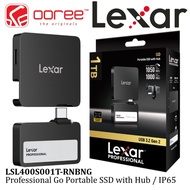 LEXAR SL400 Professional Go Portable SSD 1TB External Solid State Drive with Hub for ProRes Video SL