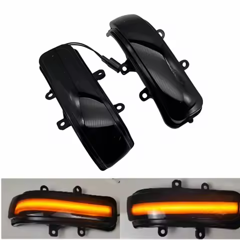 2PCS DynamicTurn Blinker LED Side Mirror Light For Toyota RAV4 XA30 Vanguard Previa Estima Alphard V